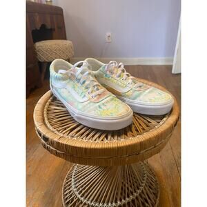 Vans Ward Low Top Psychedelic Tie Dye | Pastel | Skate | Spring (Womens 9.5)